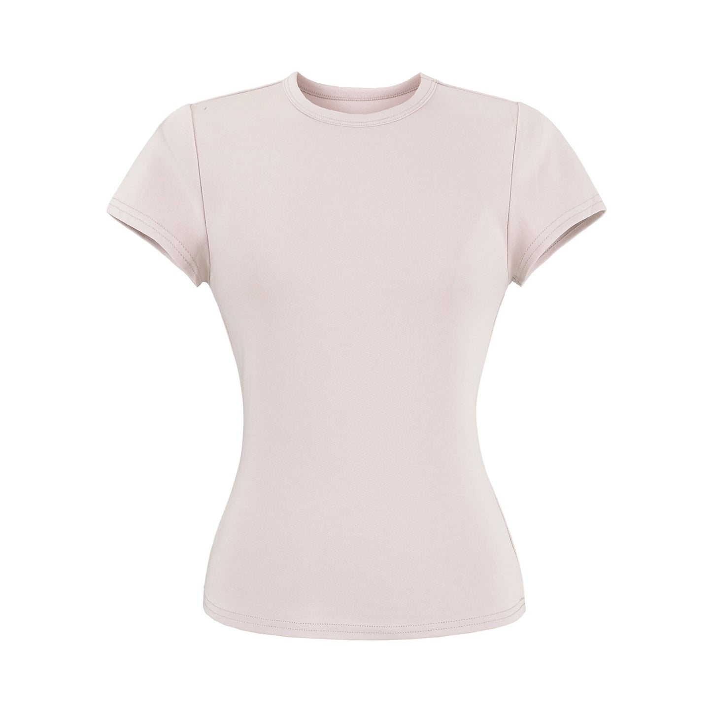 Pink round neck short sleeve unisex T-shirt lifestyle style – TeenStylo