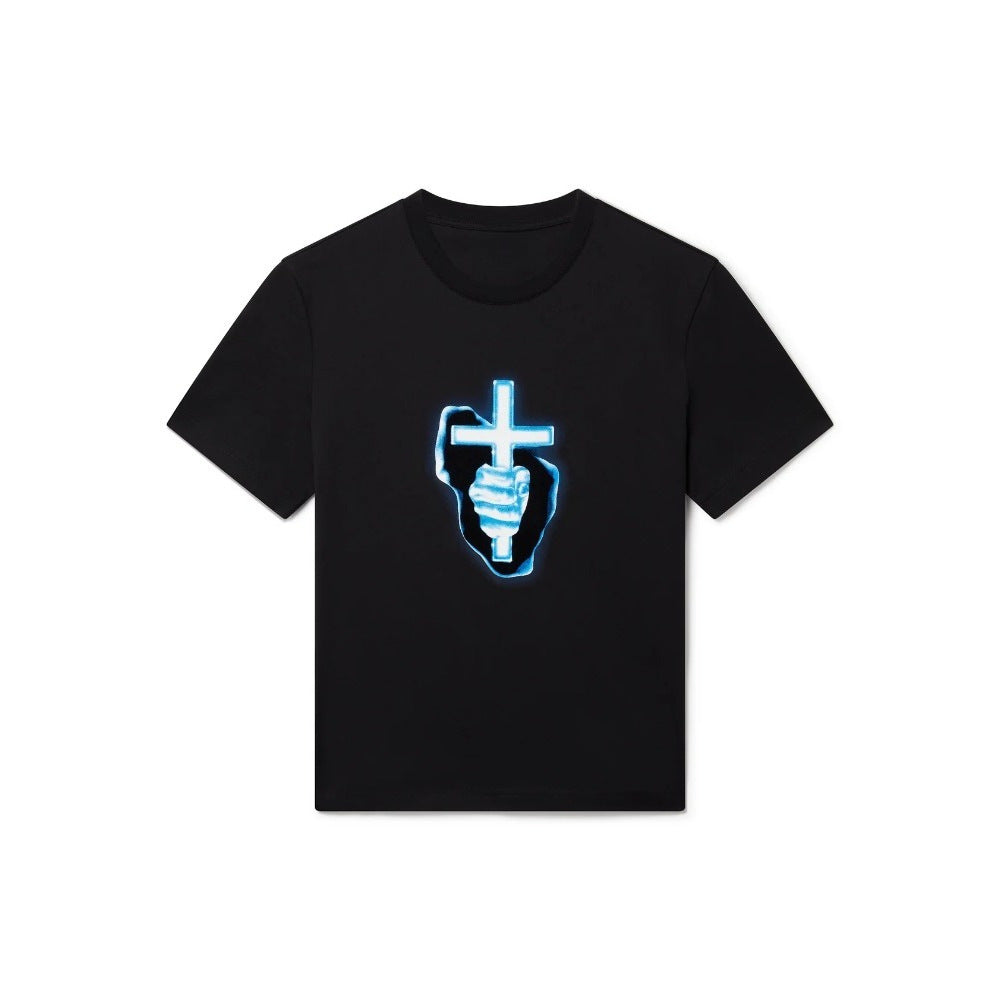 Unisex graphic print casual short sleeve T-shirt in color 6, Y2K streetwear style – TeenStylo