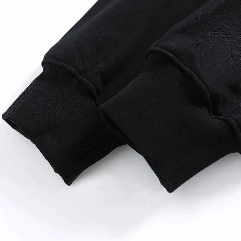 2025 Men Hip Hop Streetwear Hoodie Sweatshirt With Eyes Print Harajuku Pullover Cotton Casual Black