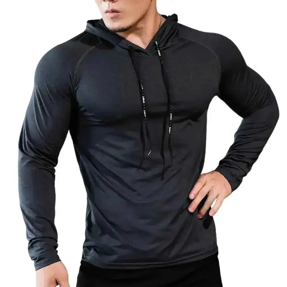 Men's Lightweight Breathable Quick Dry Athletic Hooded Running Jacket | TeenStylo — TeenStylo