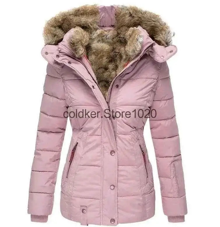Women Padded Cotton Jacket Thick Casual Winter Parka for Cold Weather S5XL TeenStylo