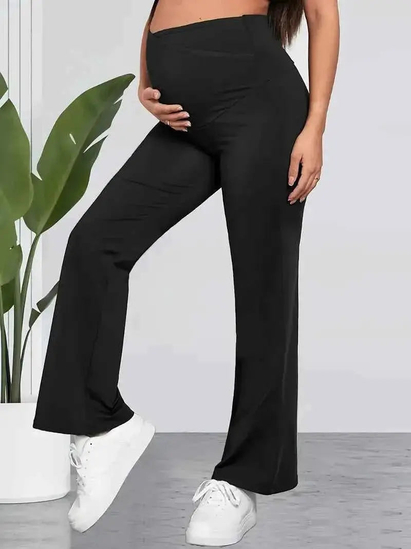 Sports Casual Maternity Pants For Pregnant Women Thin Belly Design Spring Autumn Breathable Pregnancy Trousers
