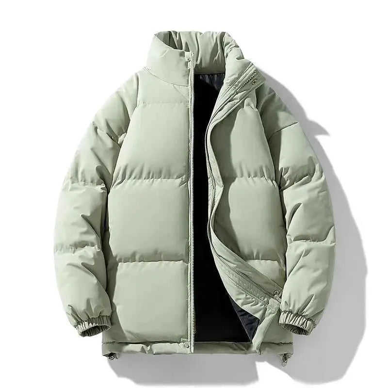 Casual Cotton Parka Jackets Unisex Winter Warm Padded Coats Harajuku Windproof Korean Fashion