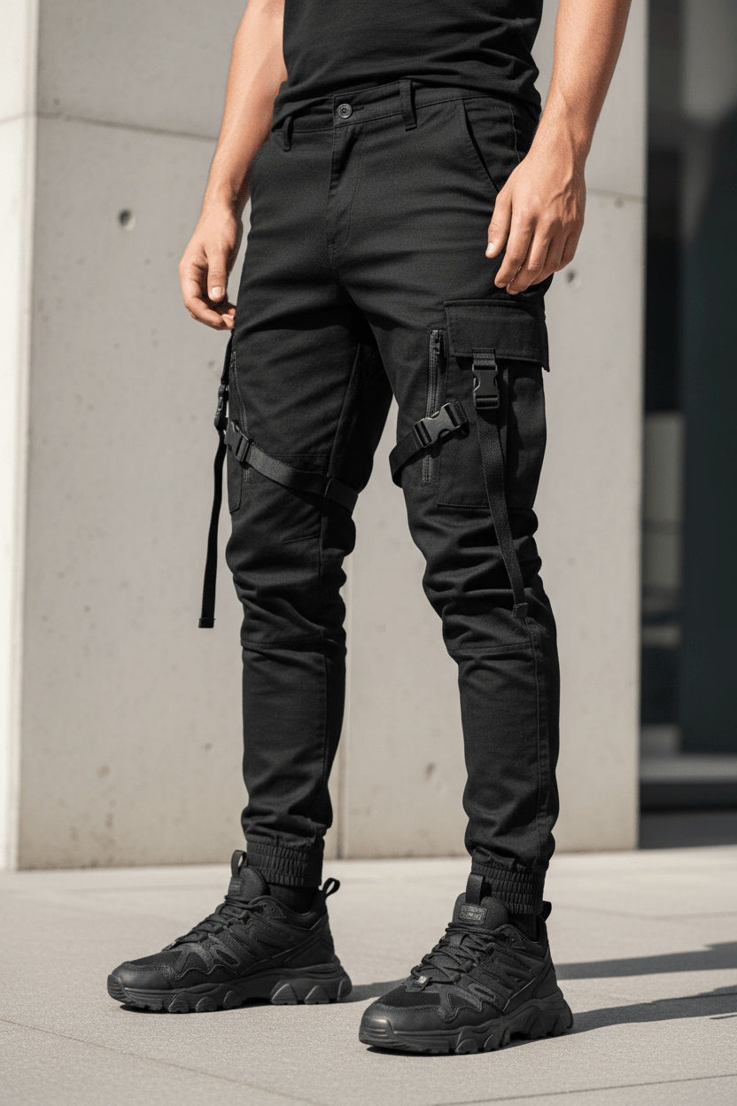 Men's Tactical Cargo Joggers — How to Style Techwear Pants for Everyday Streetwear - TeenStylo