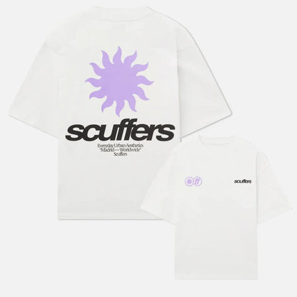 Unisex South America Ndy printed scuffer T-shirt lifestyle shot in colour 2 streetwear style TeenStylo