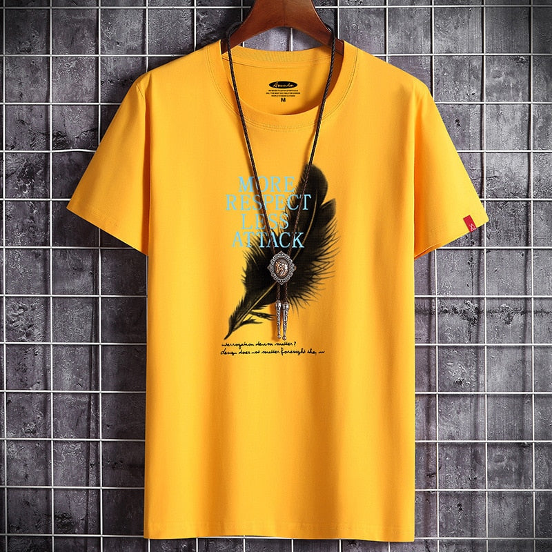 Black oversized anime t-shirt back view, white graphic print, streetwear style for teen boys - TeenStylo