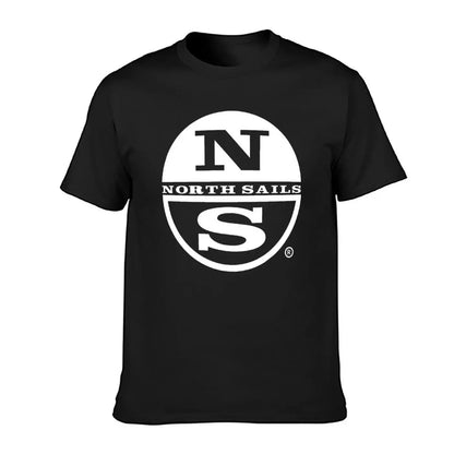North Sails unisex oversized cotton tee in colour 6, streetwear summer style lifestyle shot - TeenStylo