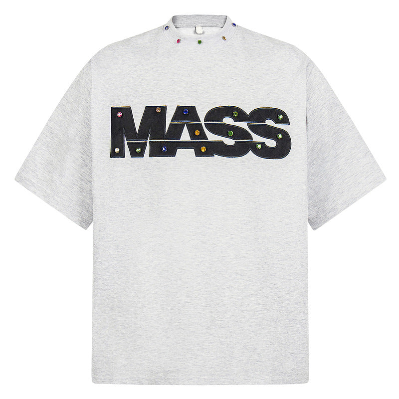 White unisex loose fit crew neck short sleeve couple tee lifestyle shot TeenStylo