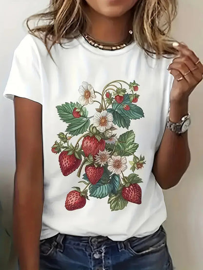 Women wearing B1 printed short sleeve t-shirt styled in streetwear aesthetic - unisex fashion lifestyle look | TeenStylo