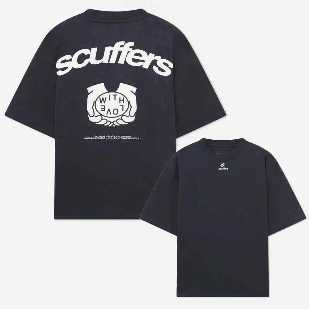 Unisex South America Ndy printed scuffer tee lifestyle shot in color 1 streetwear style TeenStylo