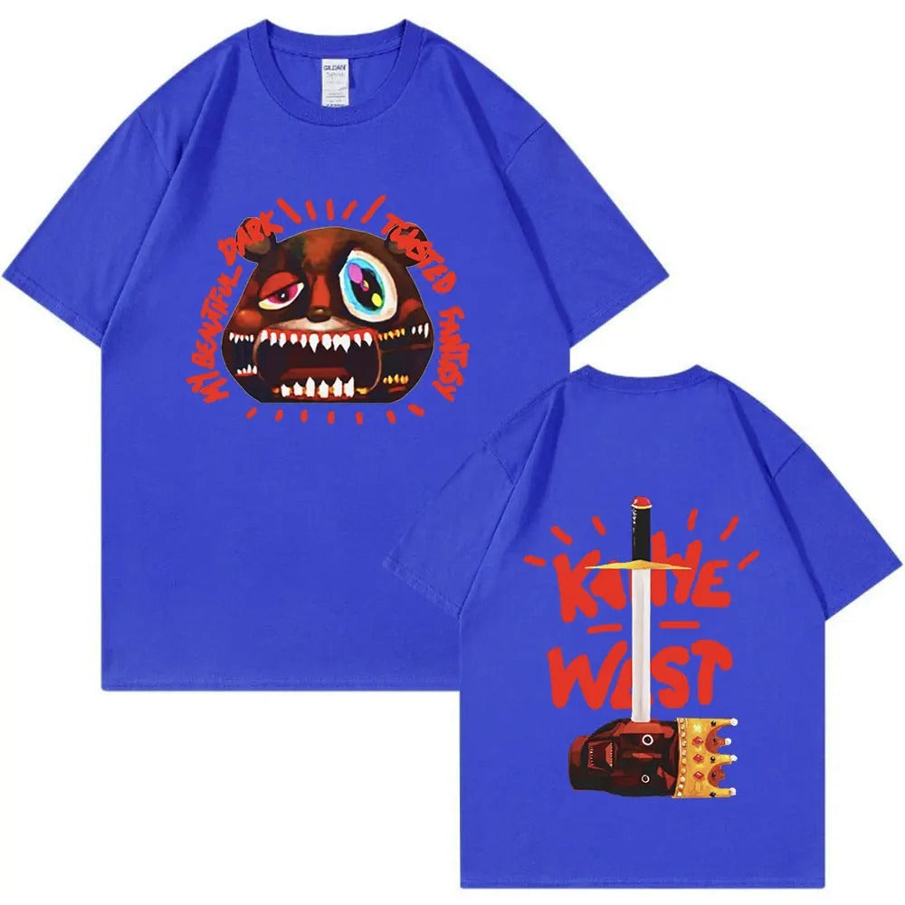 Unisex Kanye West Graduation Album Graphic T-Shirt in Colour 6 Streetwear Hip Hop Tee TeenStylo