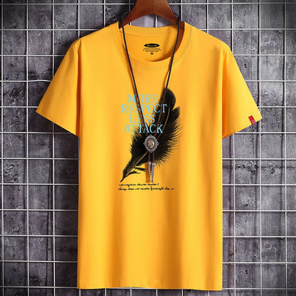 Sky blue oversized anime graphic t-shirt for men, casual summer streetwear style - TeenStylo