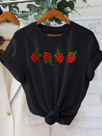 Unisex printed short sleeve T-shirt in B9 lifestyle style shot, Y2K streetwear fashion at TeenStylo