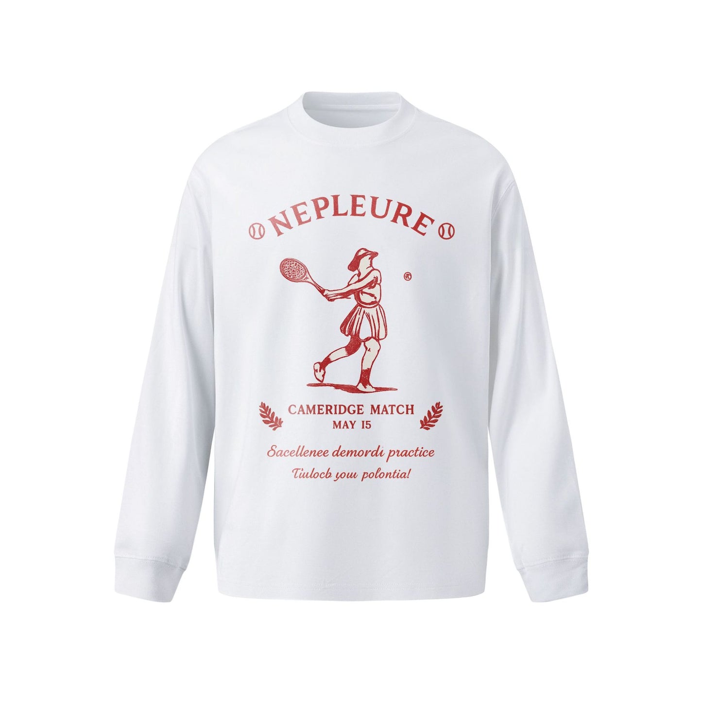 Gray unisex loose fit letter print graphic long sleeve tee styled in streetwear lifestyle look | TeenStylo