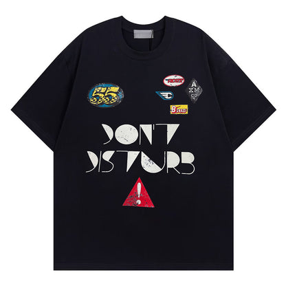Black unisex short sleeve summer tee lifestyle shot, Y2K streetwear style | TeenStylo