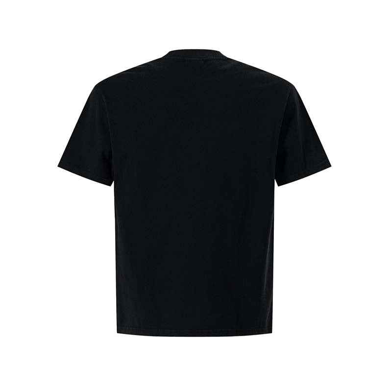 Black unisex anime graphic tee styled in a streetwear lifestyle look – Y2K Harajuku fashion at TeenStylo