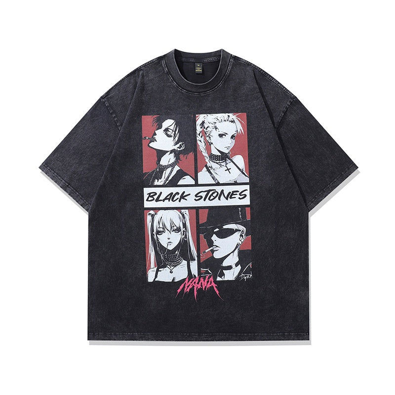 Unisex heavyweight pure cotton American T-shirt in colour 250, short sleeve streetwear lifestyle style at TeenStylo