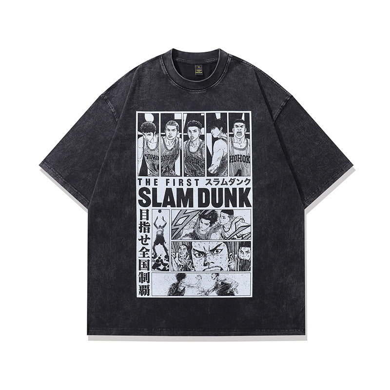 Unisex heavyweight pure cotton American tee in colour 248, lifestyle shot – Y2K streetwear style at TeenStylo