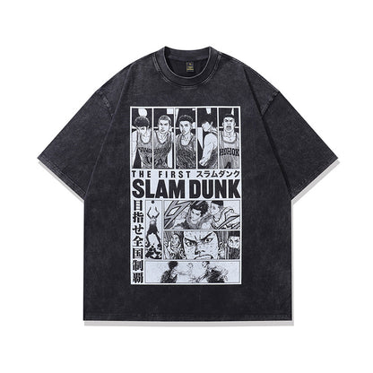 Unisex heavyweight pure cotton American tee in colour 248, lifestyle shot – Y2K streetwear style at TeenStylo