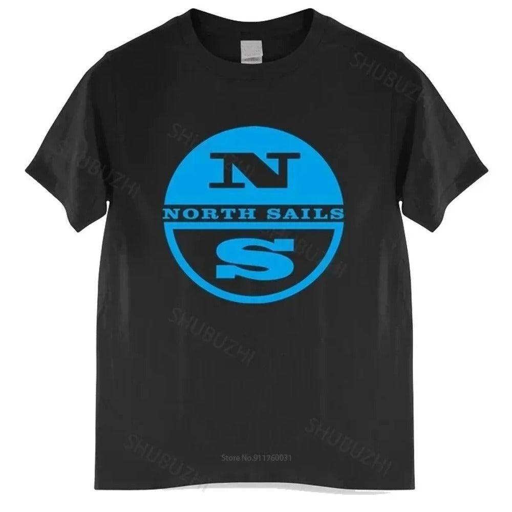 North Sails unisex oversized cotton tee close-up detail view, colour 3, Y2K streetwear style at TeenStylo