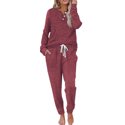 Red ladies casual pocket set buckle sports shirt lifestyle look female streetwear TeenStylo