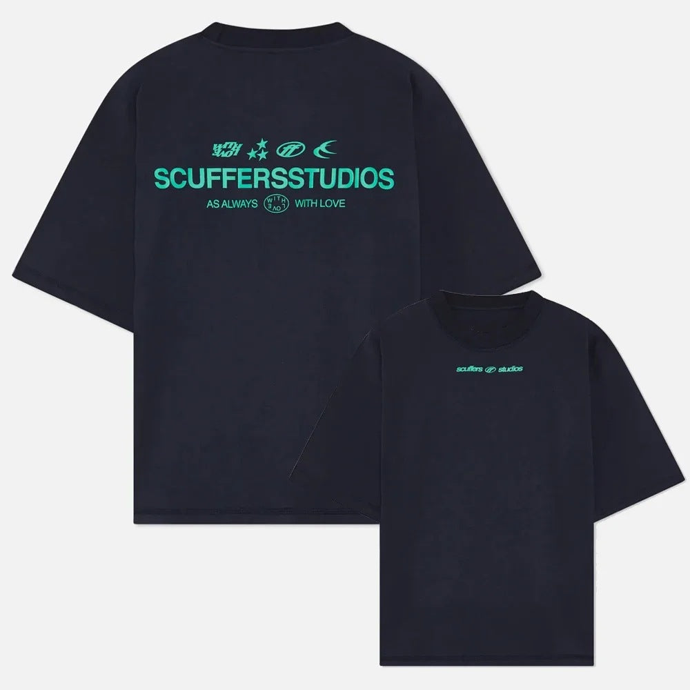 Unisex South America Ndy printed scuffer T-shirt lifestyle shot in color 7 streetwear style TeenStylo