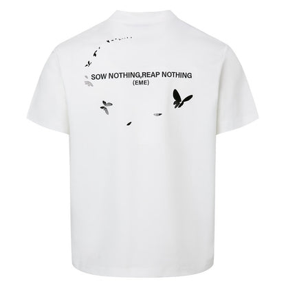 White unisex relaxed fit short sleeve t-shirt front view | TeenStylo