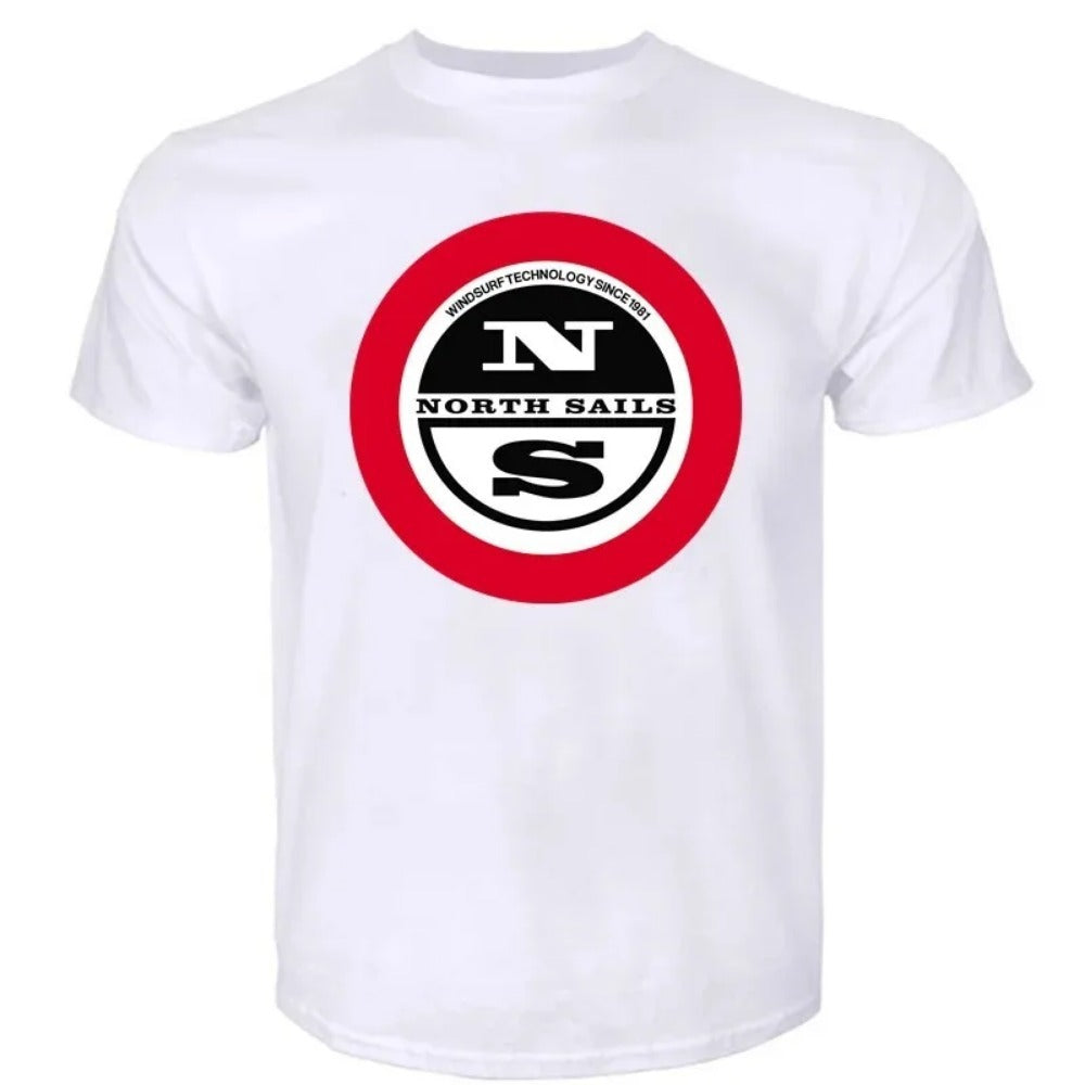 North Sails oversized unisex cotton tee worn in casual lifestyle setting, streetwear aesthetic, colour 2, TeenStylo
