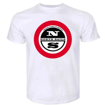 North Sails oversized unisex cotton tee worn in casual lifestyle setting, streetwear aesthetic, colour 2, TeenStylo