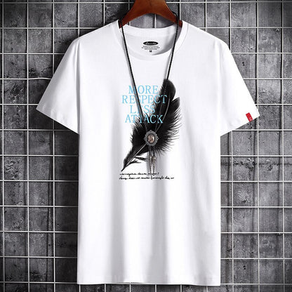 Yellow oversized anime graphic t-shirt for men summer streetwear style lifestyle shot TeenStylo