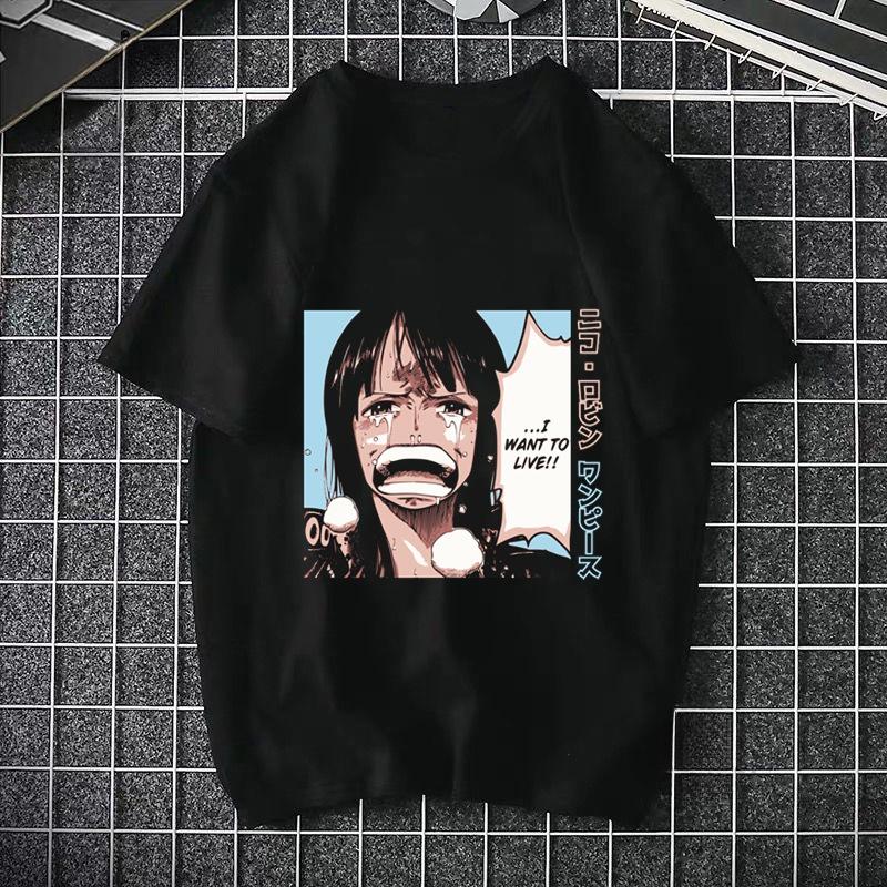 ONE PIECE Luffy Fourth Gear lifestyle black unisex printed streetwear anime tee TeenStylo