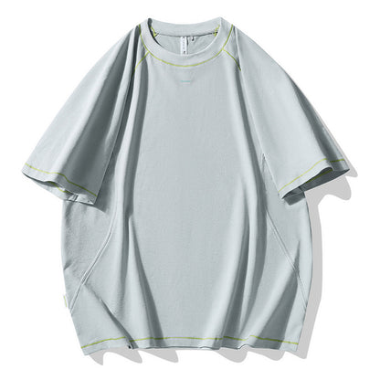 Fog silver American style printed short sleeve t-shirt for men lifestyle shot TeenStylo
