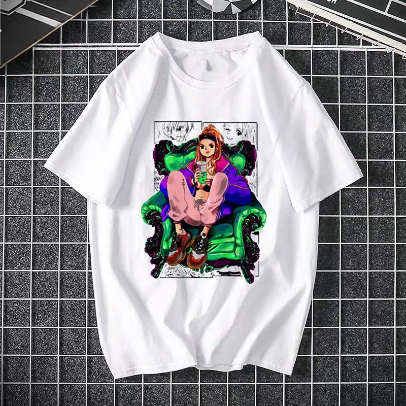 ONE PIECE Pirate King Luffy Fourth Gear white unisex printed streetwear lifestyle tee TeenStylo