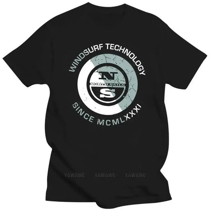 North Sails unisex oversized cotton tee in colour 5, streetwear summer style lifestyle shot - TeenStylo