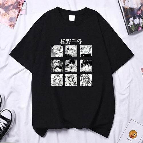 Tokyo Revengers Chifuyu Matsuno graphic t-shirt for men in KT011601 - anime streetwear front view at TeenStylo