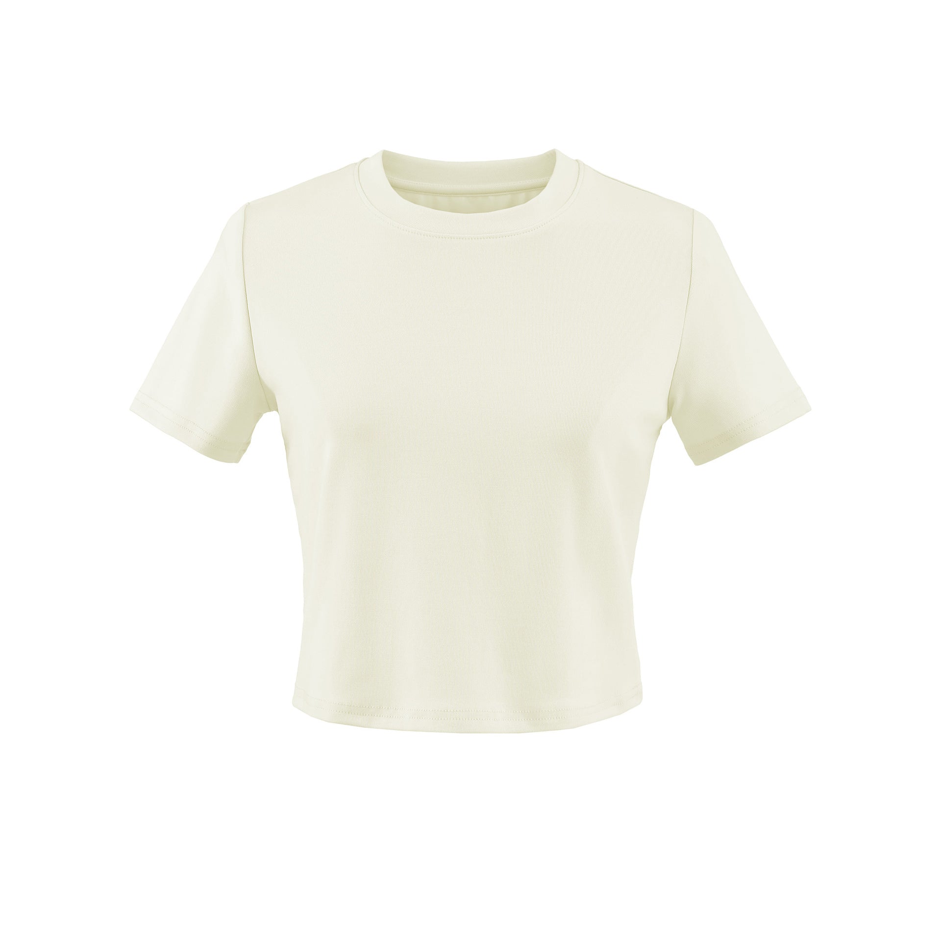 Purple women's round neck short sleeve T-shirt back view - Y2K streetwear style | TeenStylo
