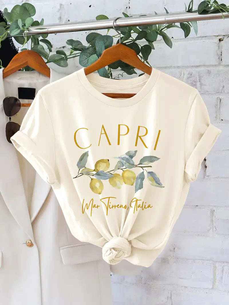 Women's B2 printed short sleeve t-shirt front view, Y2K streetwear style unisex tee - TeenStylo