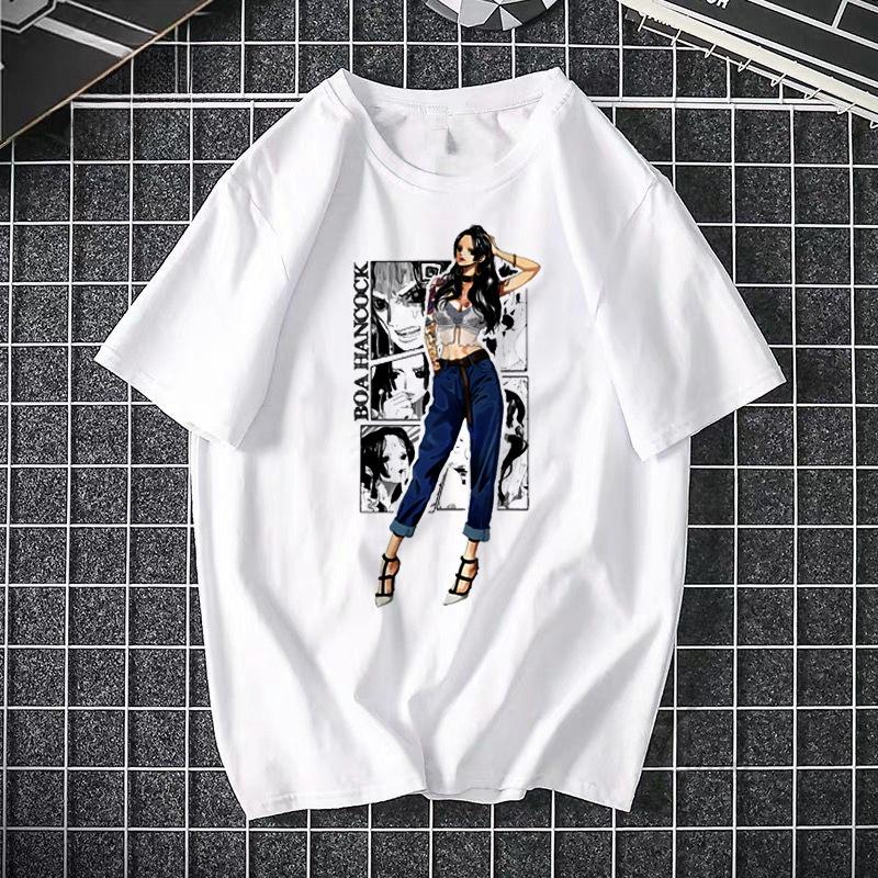 ONE PIECE Luffy Pirate King Fourth Gear white unisex printed streetwear graphic tee lifestyle TeenStylo