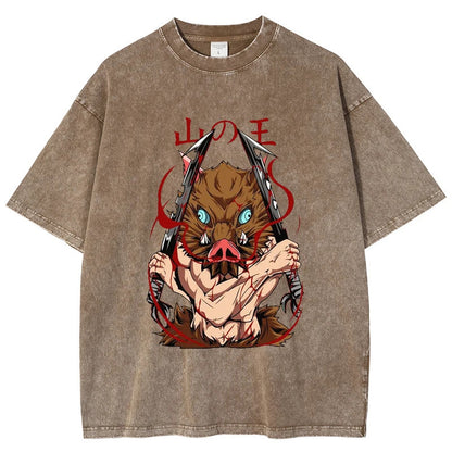 Apricot anime mouth graphic detail closeup on unisex cotton T-shirt Y2K streetwear style TeenStylo