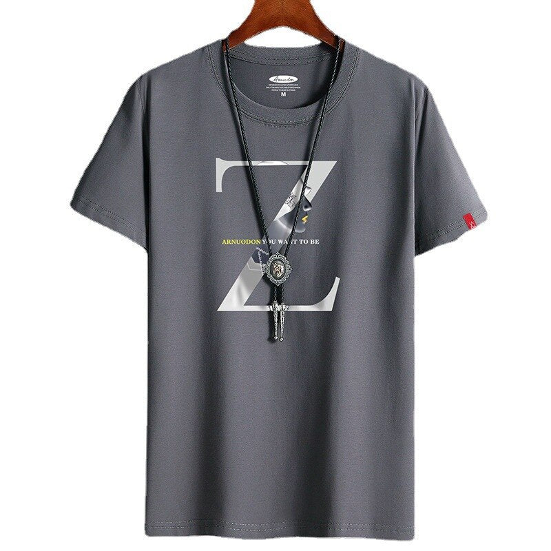 Yellow anime gothic men's t-shirt streetwear fashion summer tee front view - TeenStylo