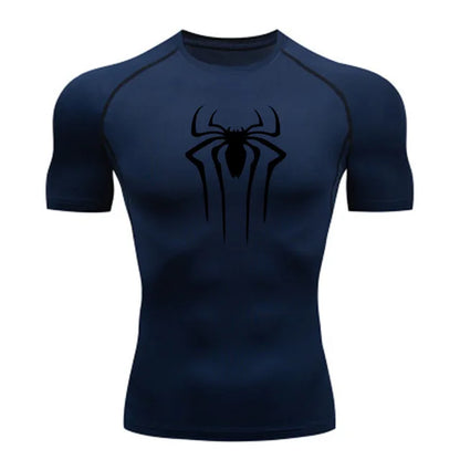 Men's compression gym shirt color 5 superhero fitness sport streetwear lifestyle TeenStylo