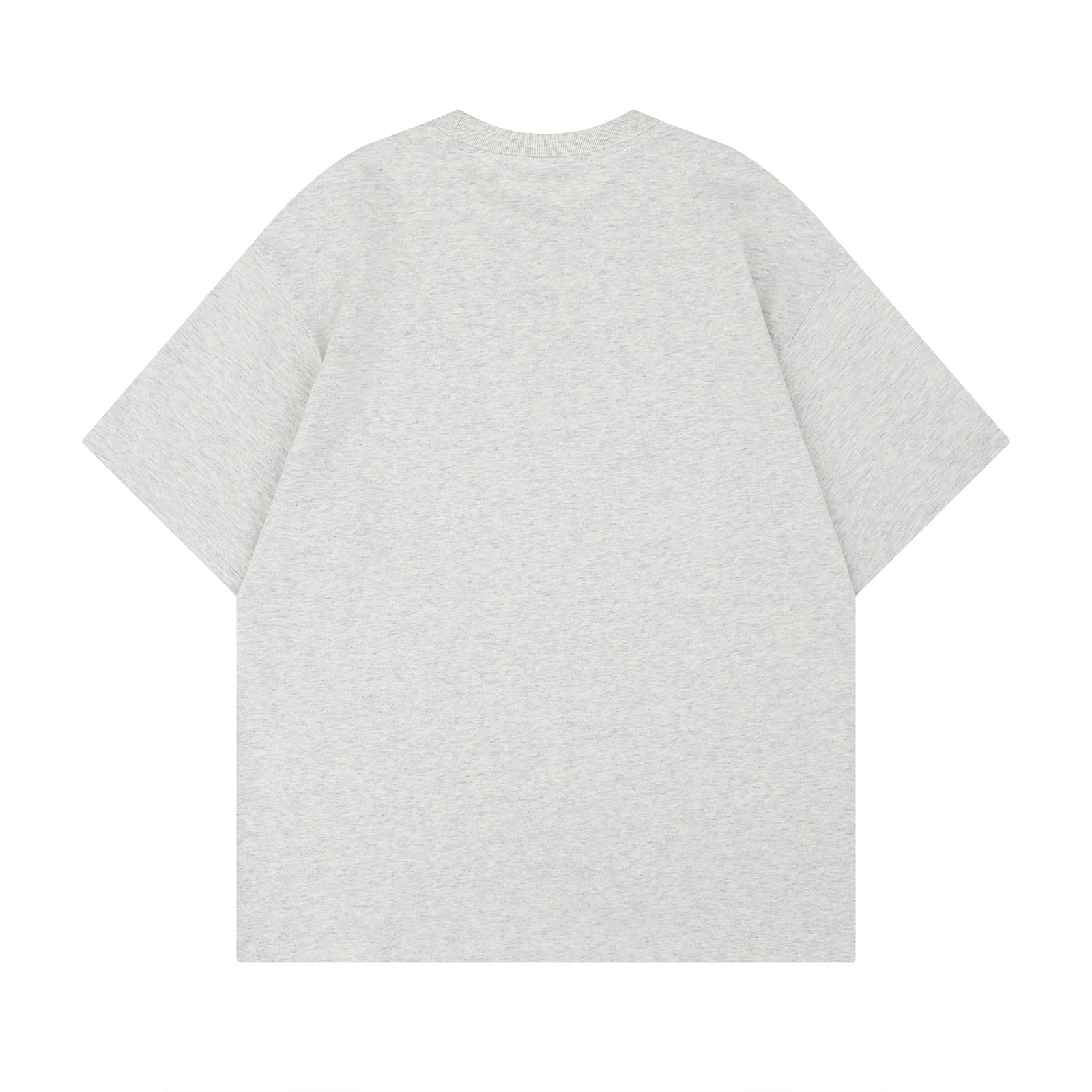 Navy blue unisex crew neck tee with close-up letter print detail, Y2K streetwear style | TeenStylo