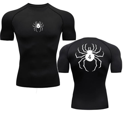 Grey Hunter X Hunter Compression Long Sleeve T-Shirt Unisex Anime Streetwear Front View | TeenStylo