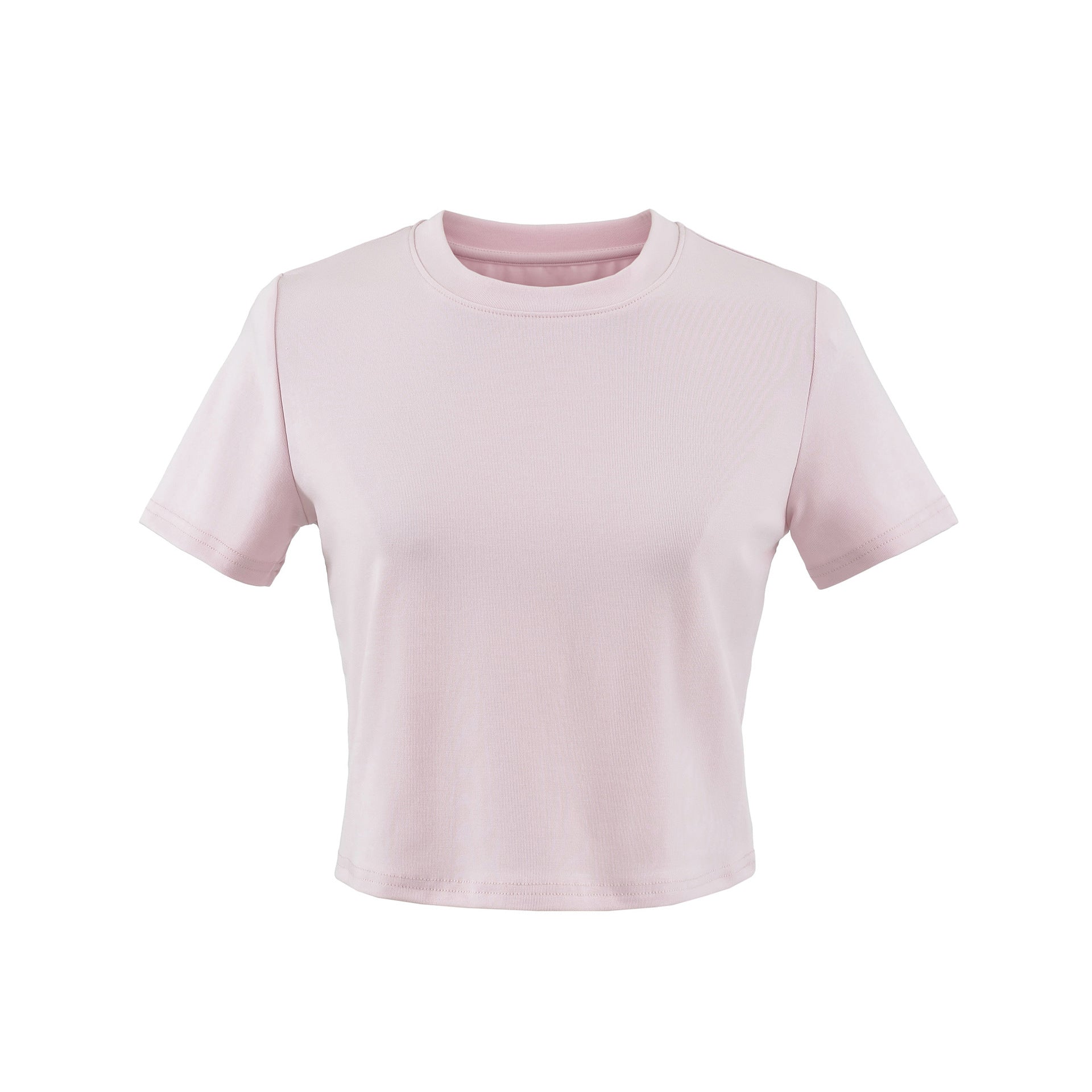 Brown unisex round neck short sleeve T-shirt front view | TeenStylo