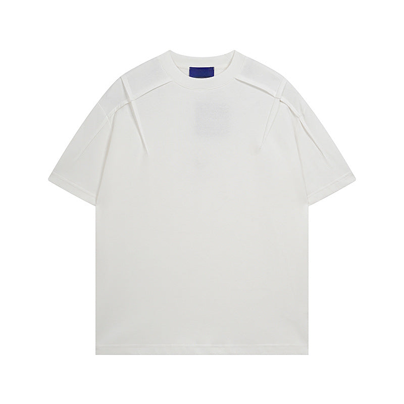 Off-white men's casual regular fit short sleeve summer T-shirt lifestyle shot TeenStylo