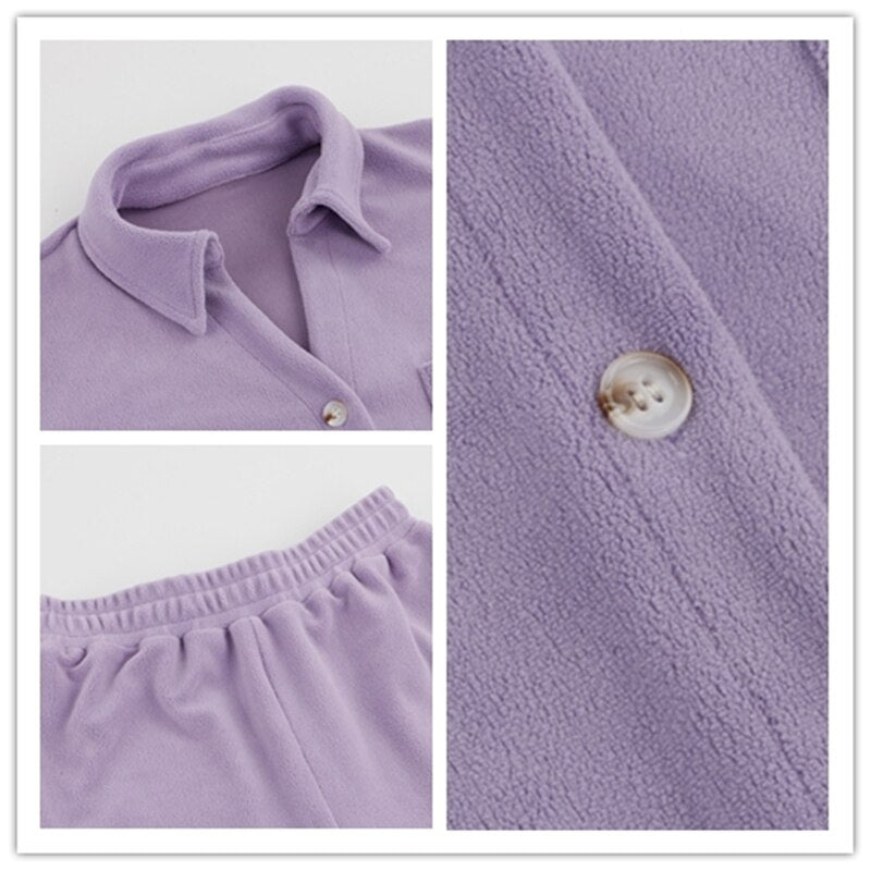 Khaki casual tracksuit shorts detail view stitching fabric texture close-up streetwear two piece set TeenStylo