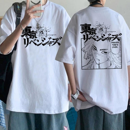 Tokyo Revengers Chifuyu Matsuno graphic tee lifestyle shot men's anime streetwear KT011606 TeenStylo