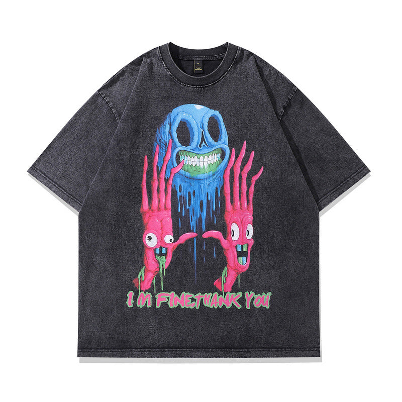 Men's short sleeve streetwear shirt in color 572 spring summer fashion lifestyle look TeenStylo