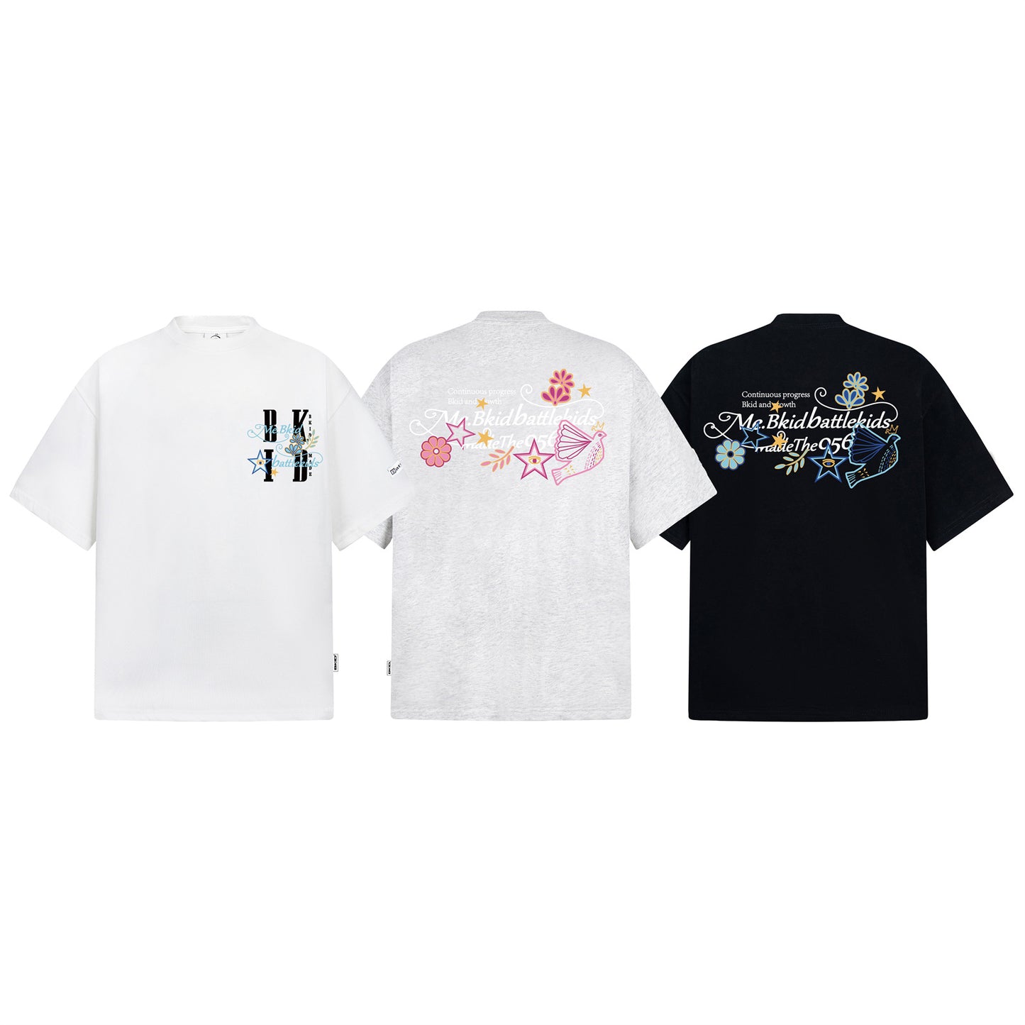 Black shiny gold line embroidery short sleeve unisex T-shirt lifestyle shot TeenStylo