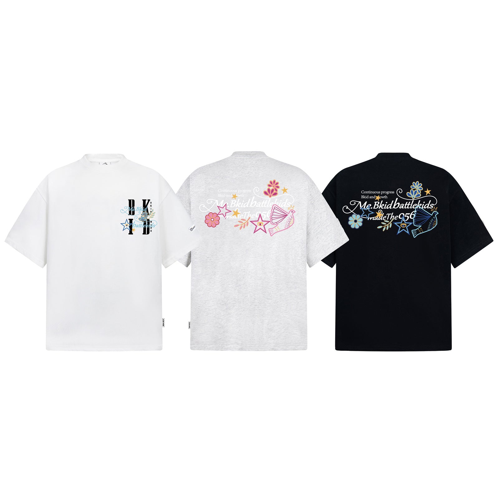 Black shiny gold line embroidery short sleeve unisex T-shirt lifestyle shot TeenStylo